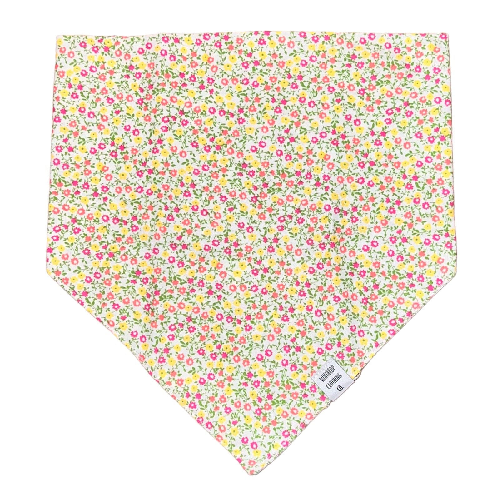 Dog Bandana - Vintage Floral - Yellow - Gift & Gather