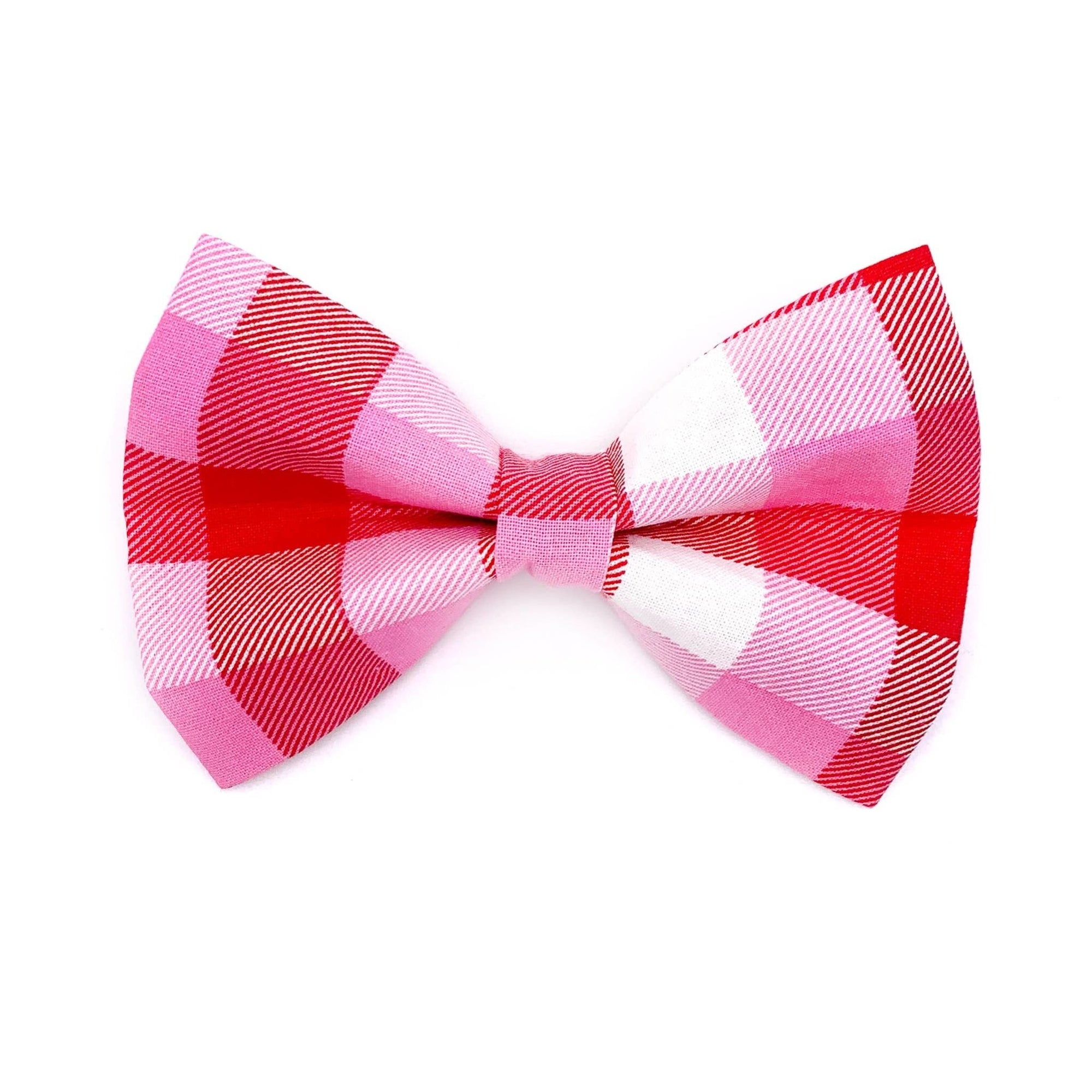 Dog Bow Tie - Pink Check - Gift & Gather