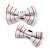 Dog Bow Tie - Red & Blue Stripe Seersucker - Gift & Gather