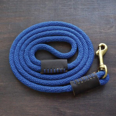 Dog Leash - Blue Rope - Gift & Gather