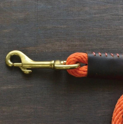 Dog Leash - Orange Rope - Gift & Gather