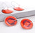 Earrings - Boho Disc - Orange & Magenta - Gift & Gather