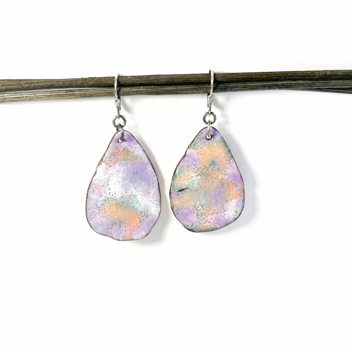 Earrings - Pink Leaves - Gift & Gather