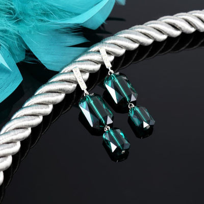 Earrings - Plaza - Emerald - Gift & Gather