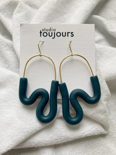 Earrings - Squiggles - Gift & Gather