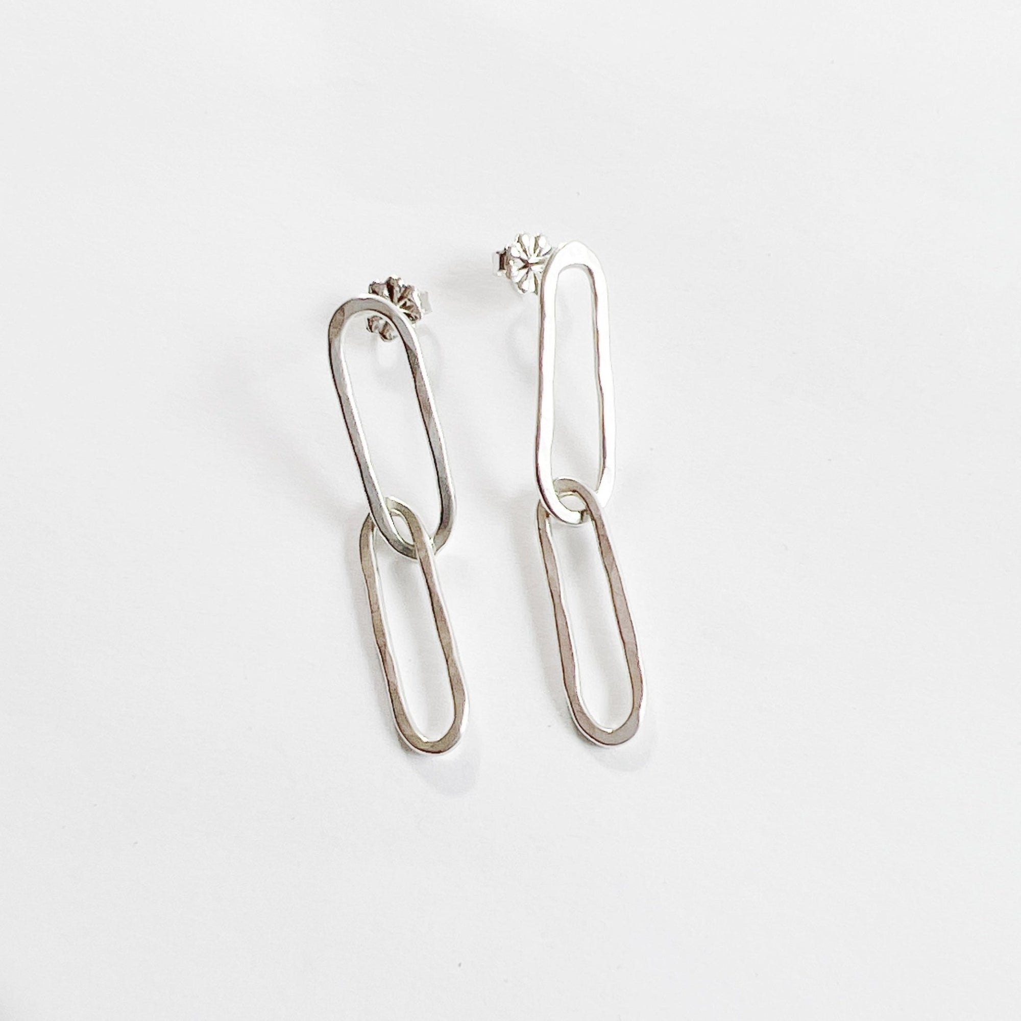 Earrings - Studs- Double Link - Gift & Gather