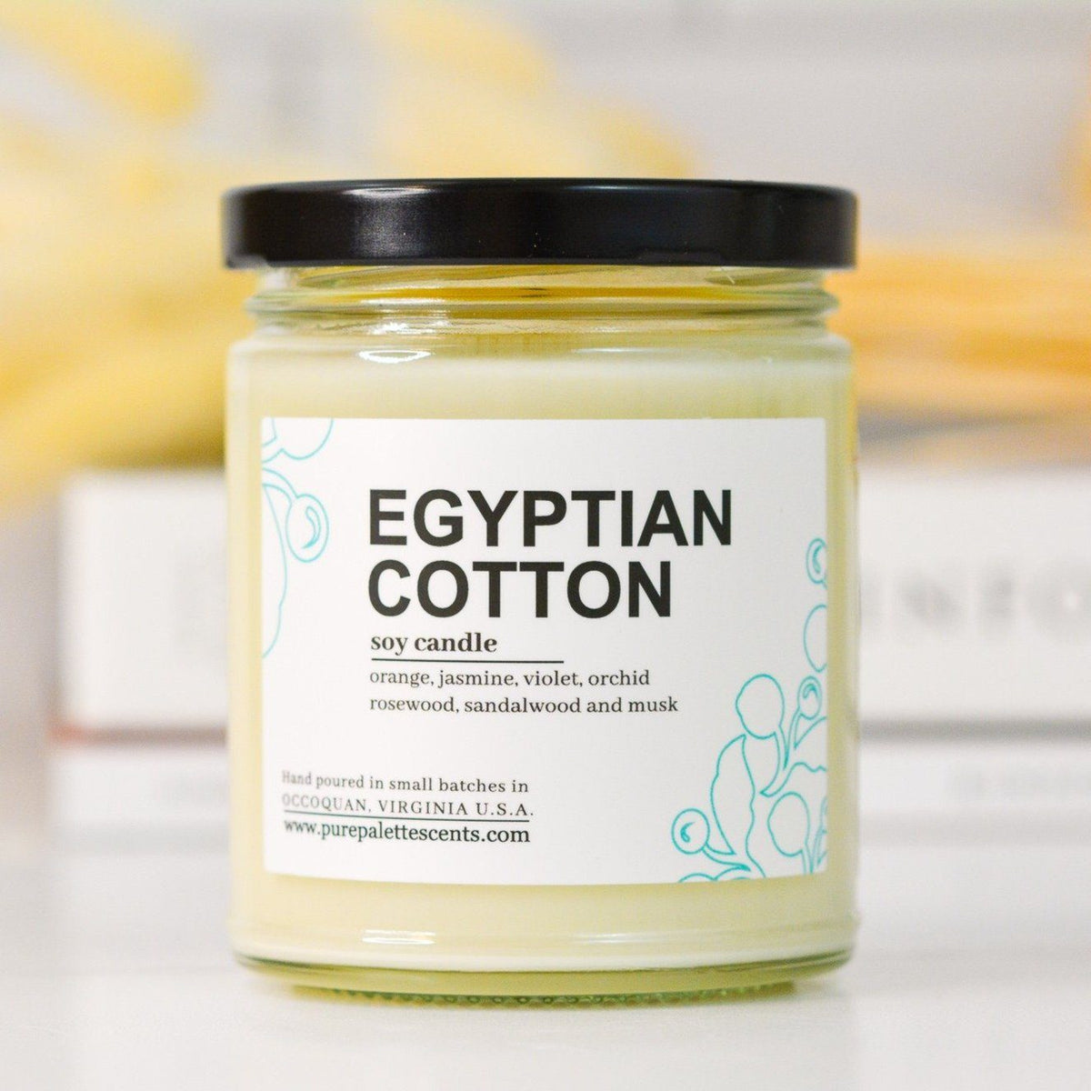 Egyptian Cotton Soy Candle - Gift & Gather