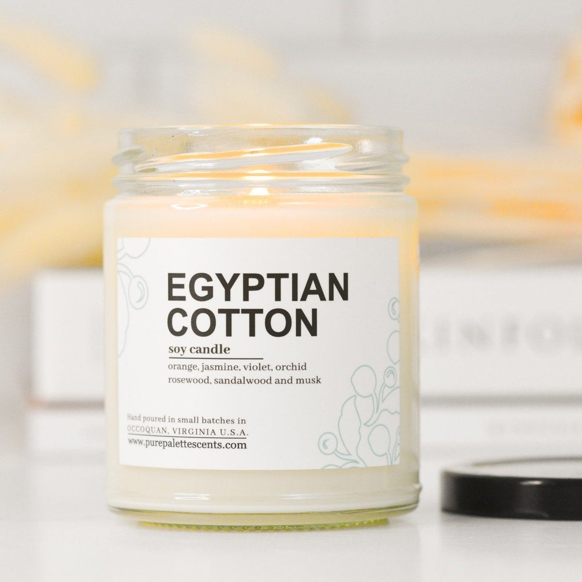 Egyptian Cotton Soy Candle - Gift & Gather