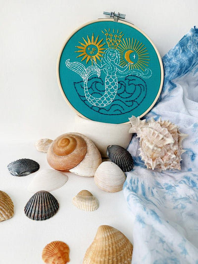 Embroidery Kit - Mermaid - Gift & Gather