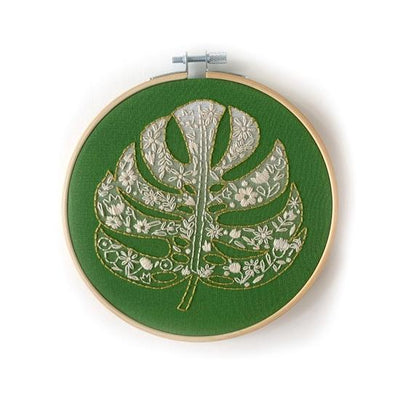 Embroidery Kit - Monstera - Gift & Gather