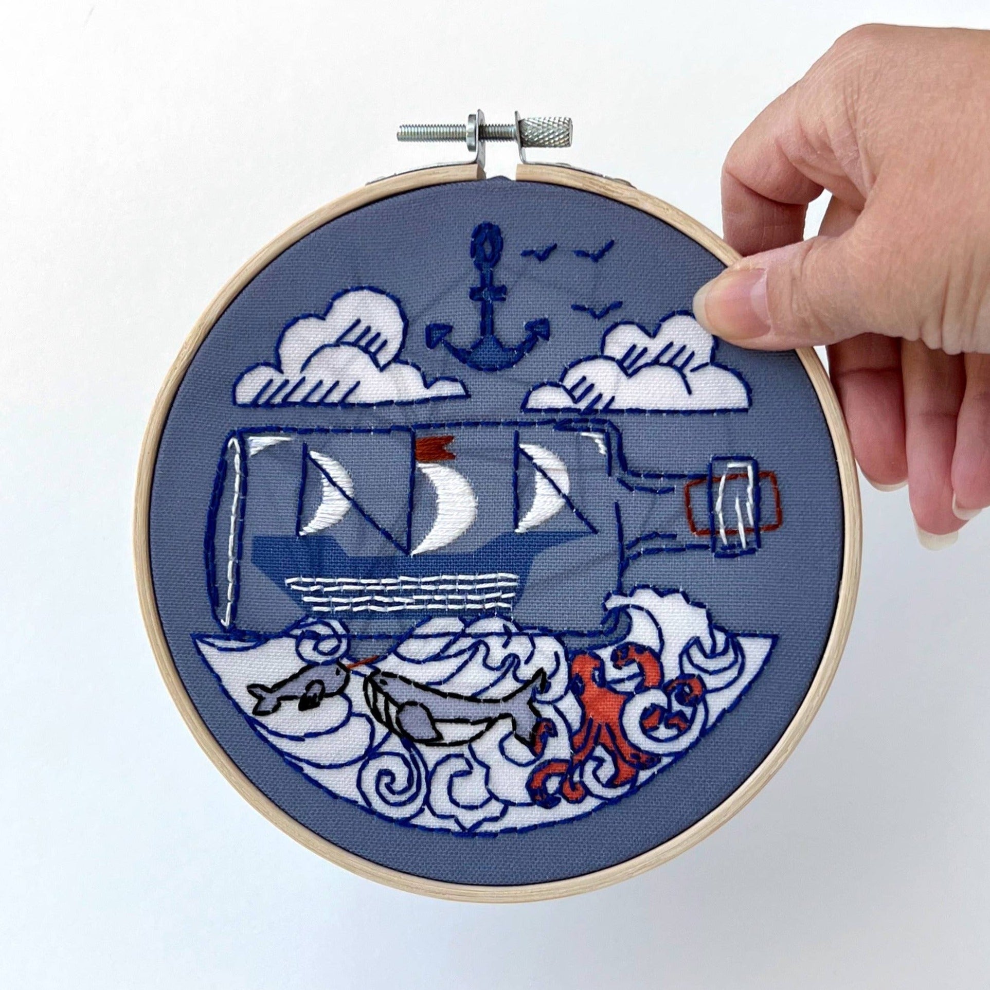 Embroidery Kit - Ship - Gift & Gather