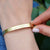 Engraved Bracelet - I Love You... - Brushed Brass - Gift & Gather