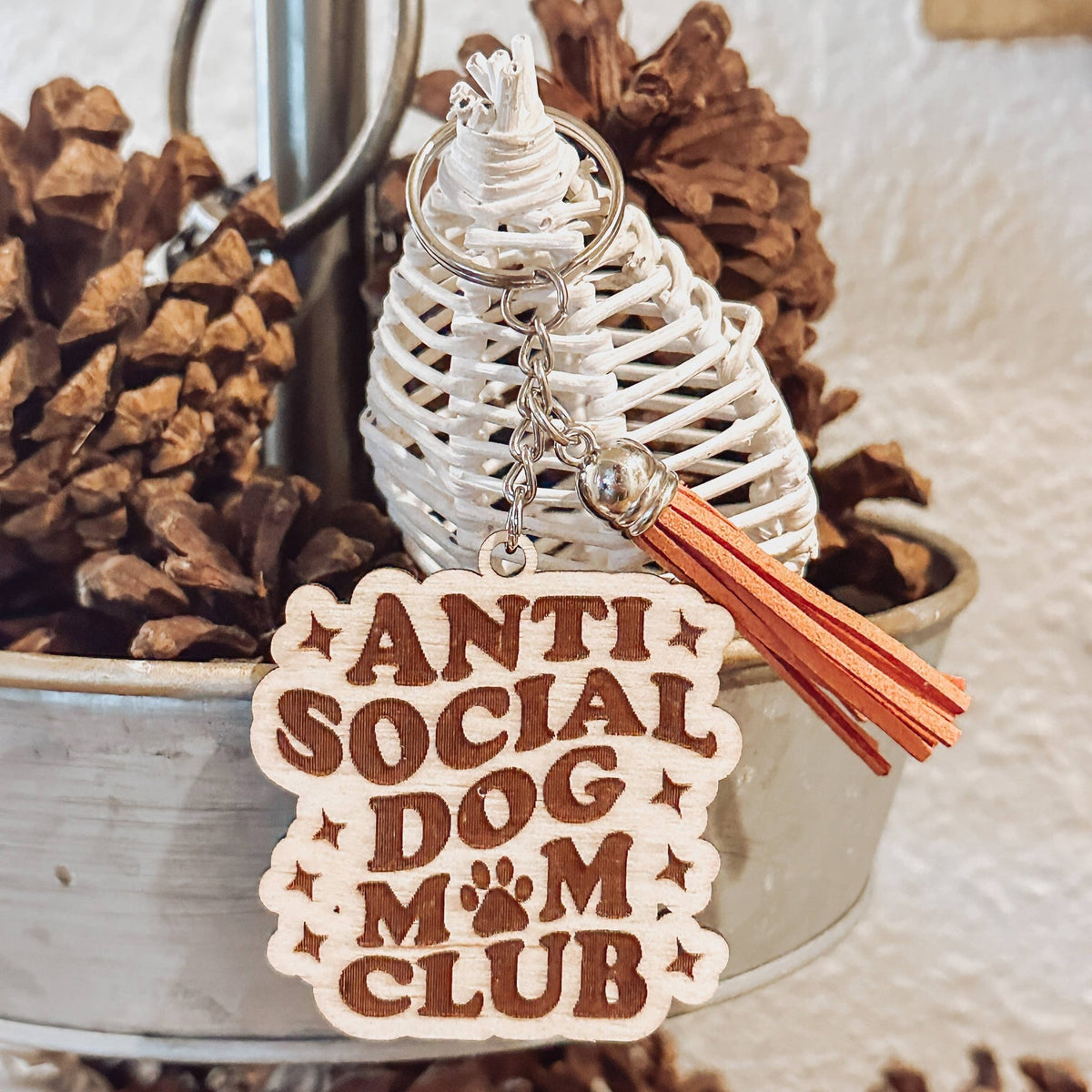 Engraved Wood keychains: Good things - Gift & Gather