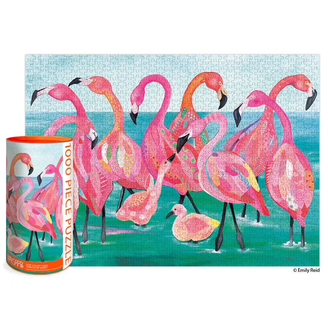 Flamingo Beach | 1000 Piece Jigsaw Puzzle - Gift & Gather