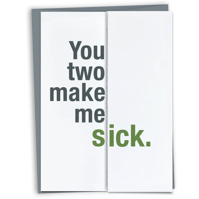 Fold - out Card - Make Me Sick - Gift & Gather