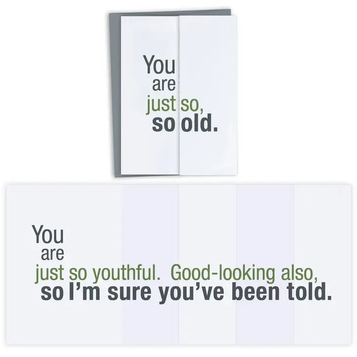 Fold - Out Card - So Old Snarky - Gift & Gather