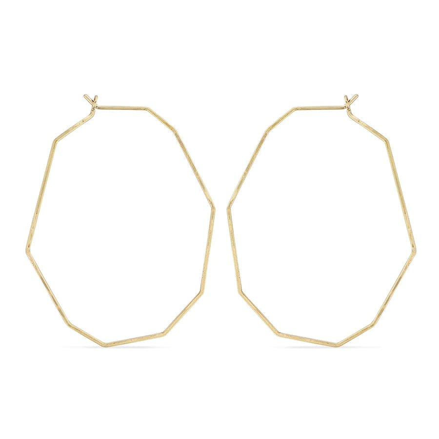 Gemma Hoops Earrings - Precious Metal Earrings - Gift & Gather