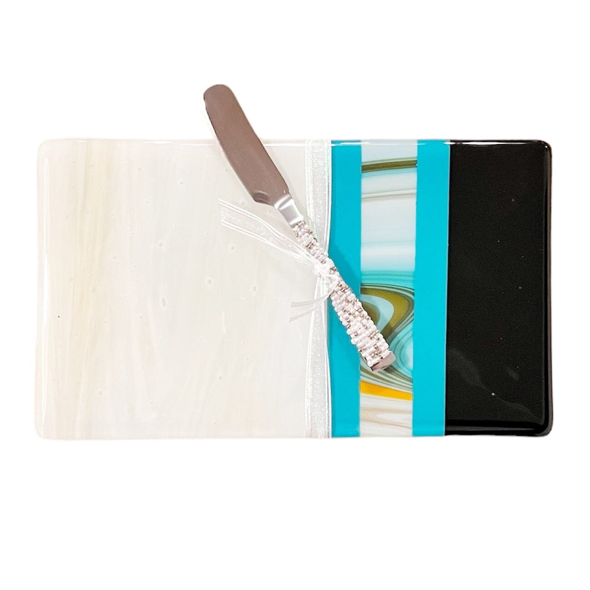 Glass Cheese Tray with Spatula Spreader - Gift & Gather