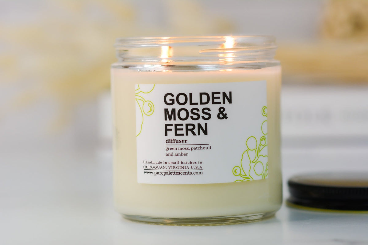 Golden Moss & Fern Soy Candle - Gift & Gather