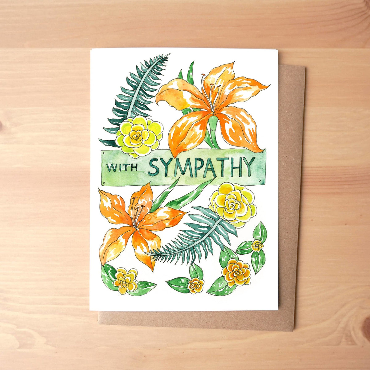 Greeting Card - With Sympathy - Gift & Gather