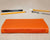Handmade Notebook - Large Mixed Paper - Orange - Gift & Gather