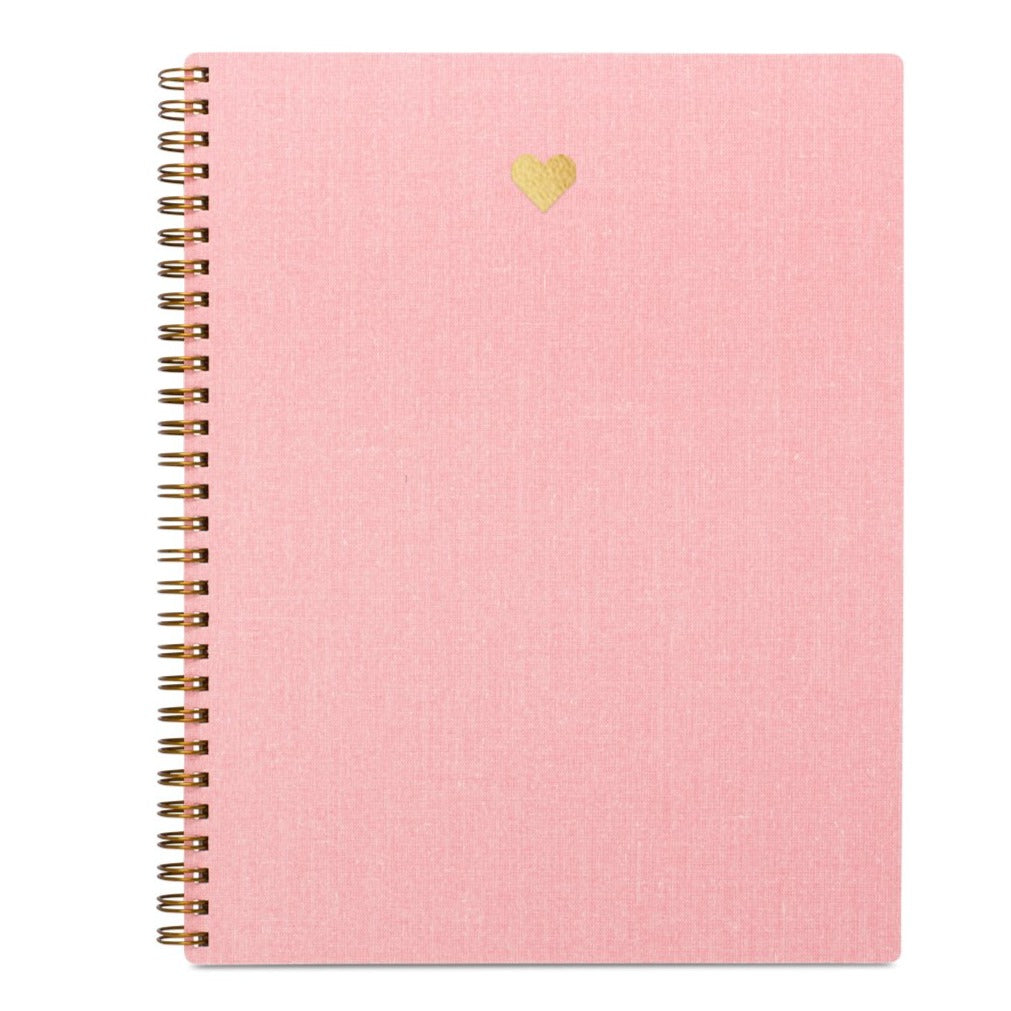Heart Notebook in Blossom Pink - Gift & Gather