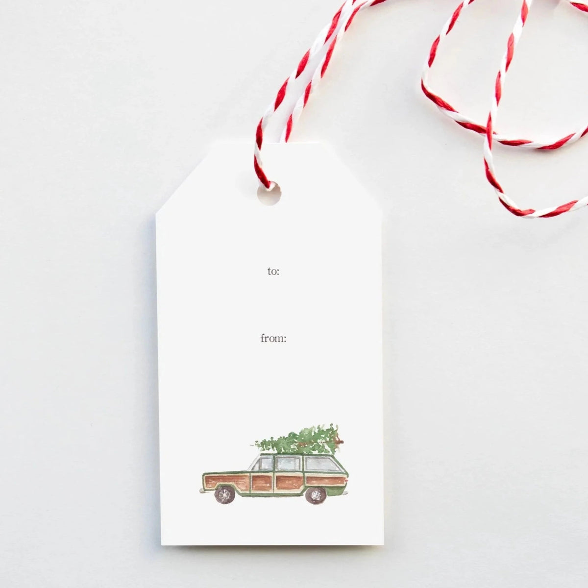Holiday Gift Tags - Car Tree - Gift & Gather