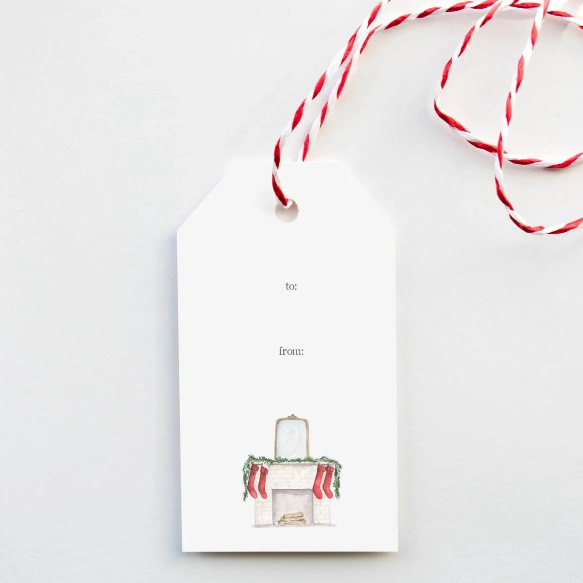 Holiday Gift Tags - Fireplace - Gift & Gather