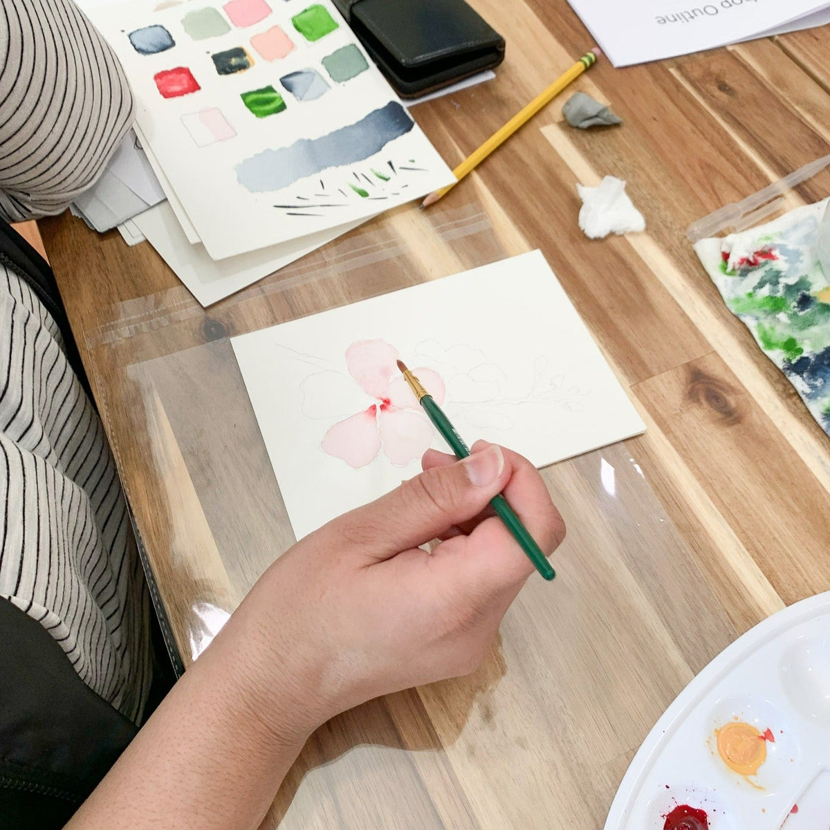 House Plant Beginner Watercolor Workshop - May 6th from 12-2:30 pm. - Gift & Gather
