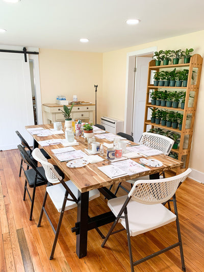 House Plant Beginner Watercolor Workshop - May 6th from 12-2:30 pm. - Gift & Gather