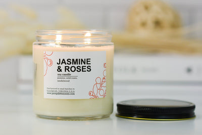 Jasmine & Roses Soy Candle - Gift & Gather