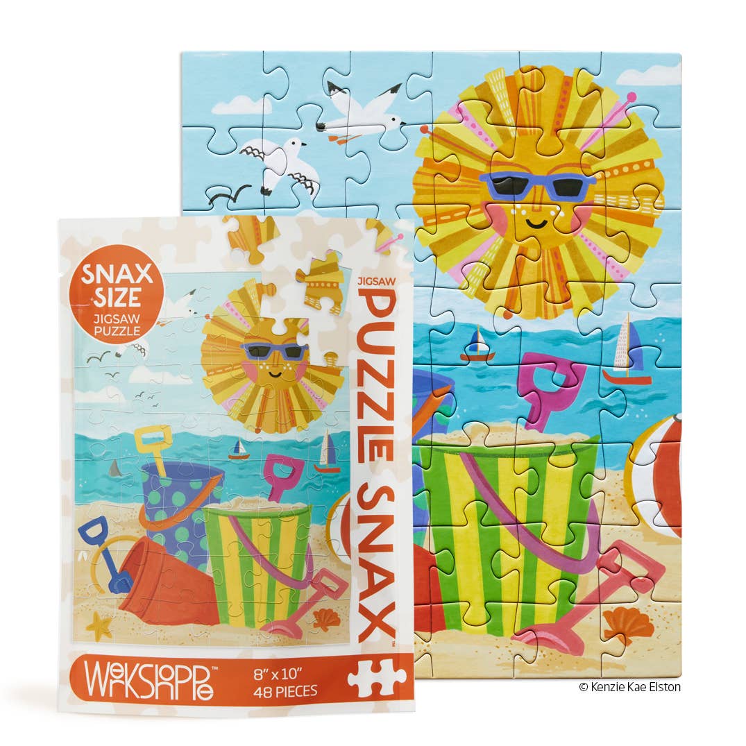 Jigsaw Puzzle - Beach Play - 48 Piece - Gift & Gather