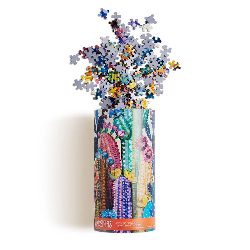 Jigsaw Puzzle - Desert Bloom Cactus Flower - 1000 Piece - Gift & Gather