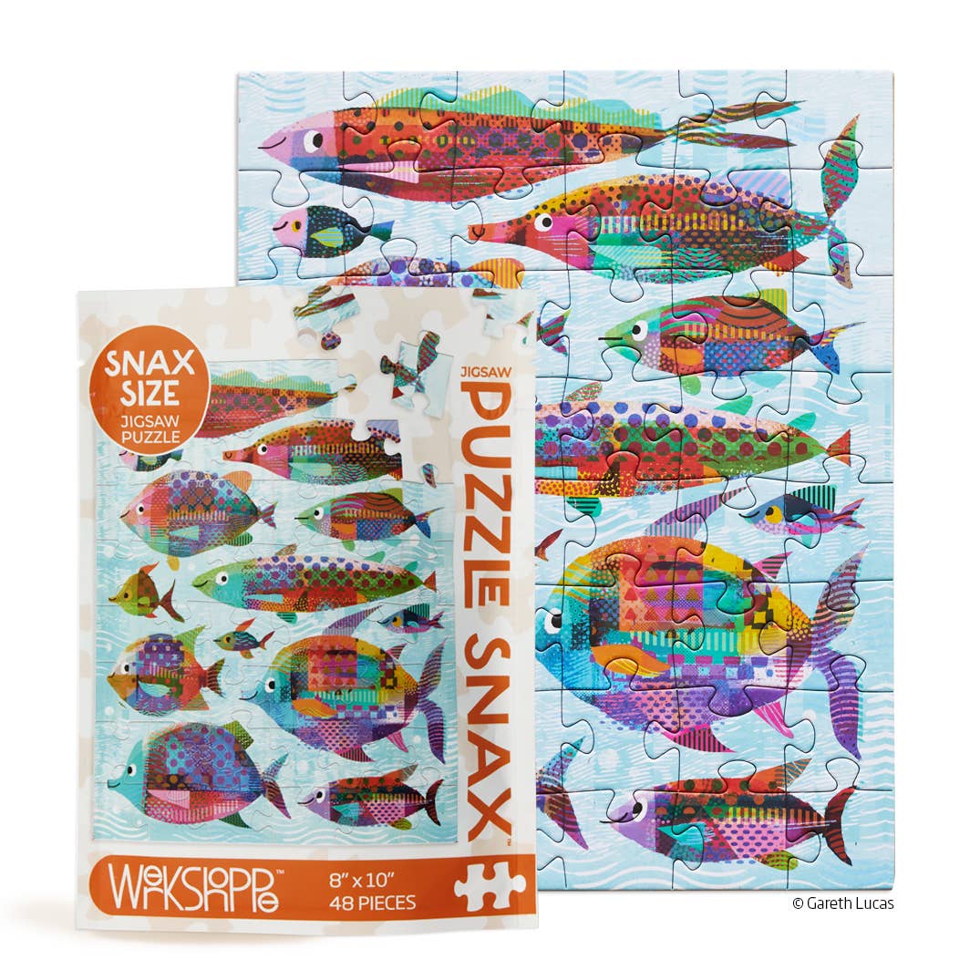 Jigsaw Puzzle - Fishes - 48 Piece - Gift & Gather