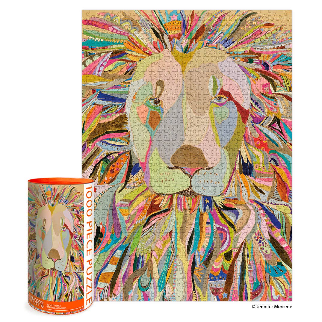 Jigsaw Puzzle - Majestic Lion - 1000 Piece - Gift & Gather