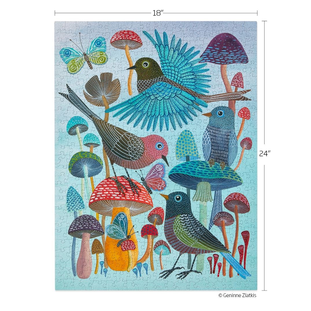 Jigsaw Puzzle - Mushroom Garden - 500 Piece - Gift & Gather