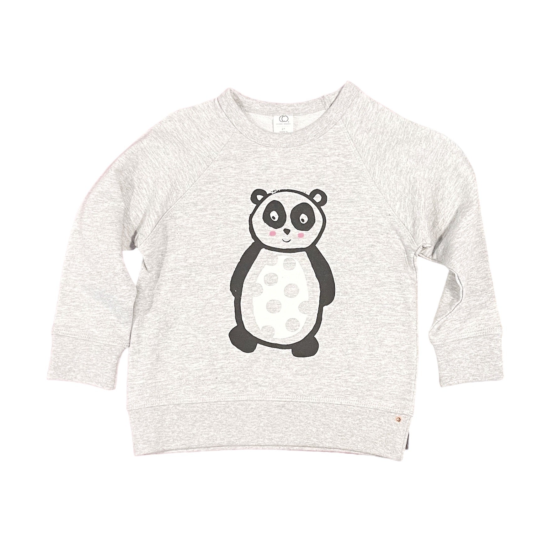Kids Sweatshirt - Panda - Gray - Gift & Gather