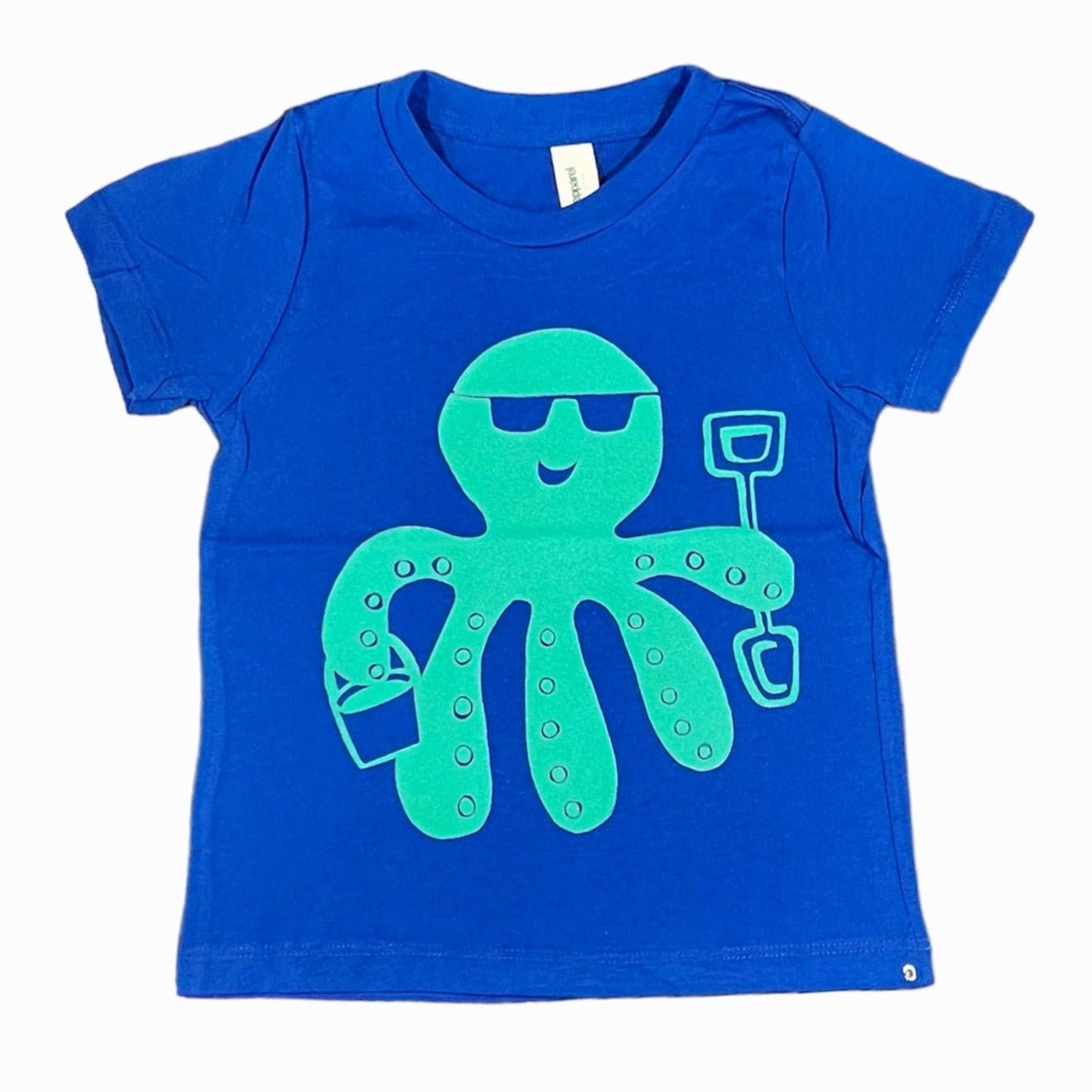Kids Tee - Octopus - Blue - Gift & Gather