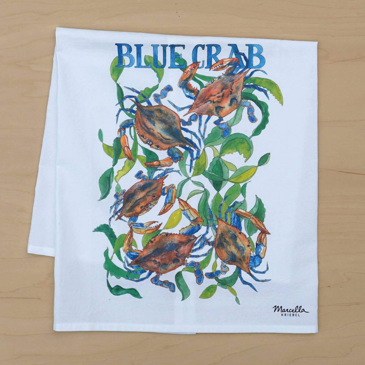 Kitchen Towel - Blue Crab - Gift & Gather