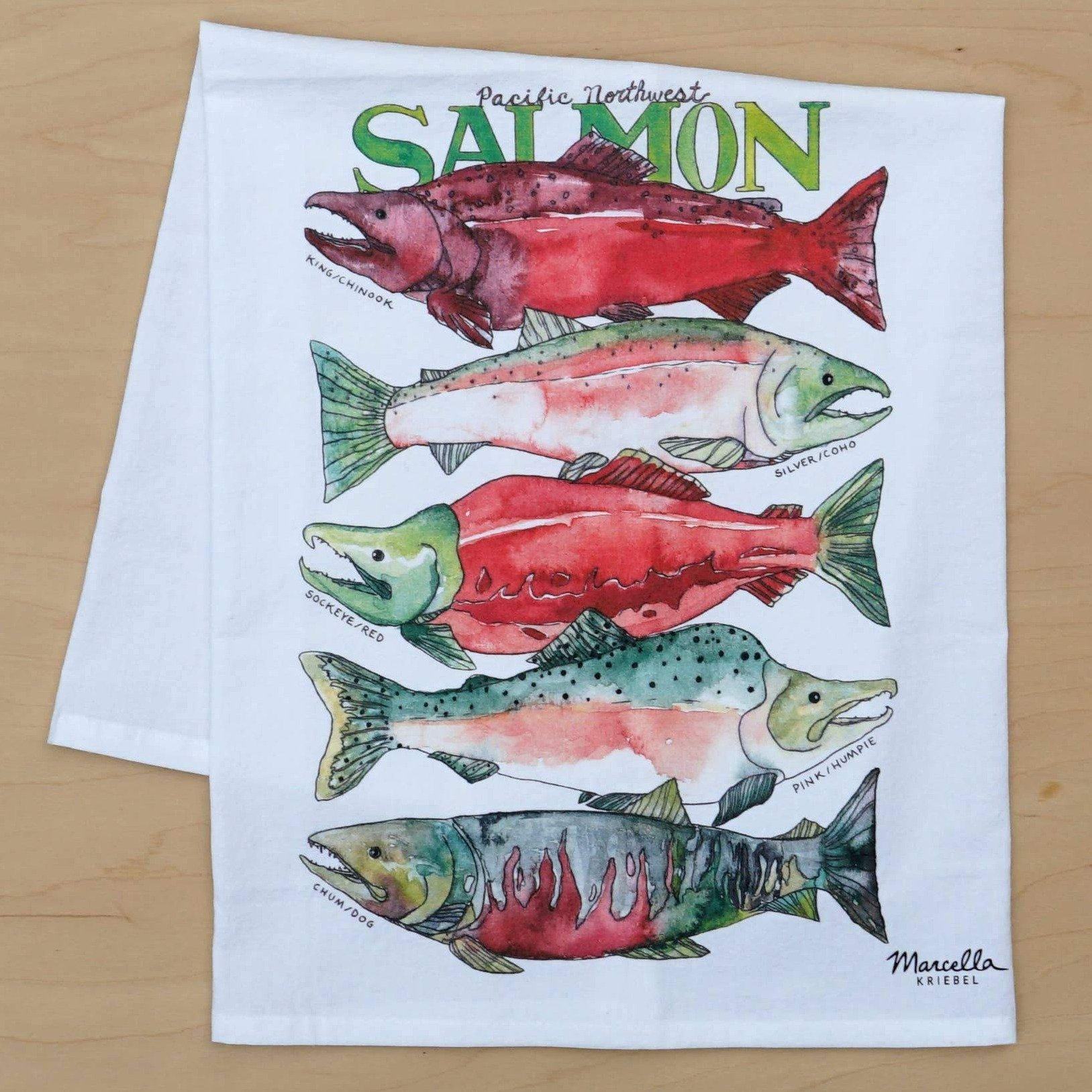 Kitchen Towel - Salmon - Gift & Gather