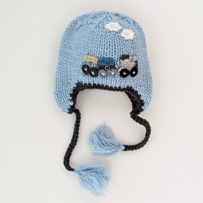 Knit Beanie Hat - Choo Choo Train - Gift & Gather