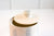 Large Salt Cellar - White With Stripes - Gift & Gather