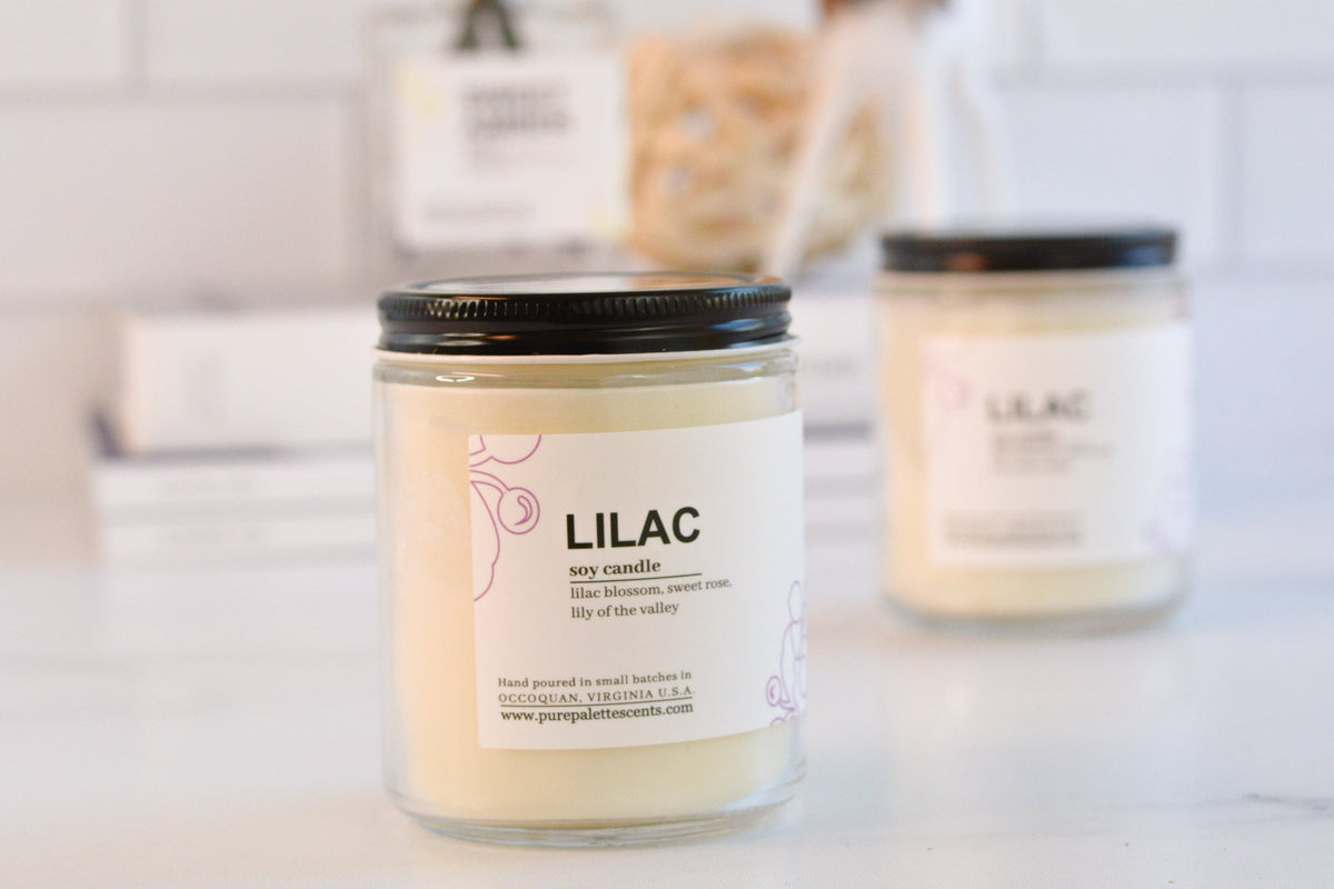 Lilac Soy Candle - Gift & Gather