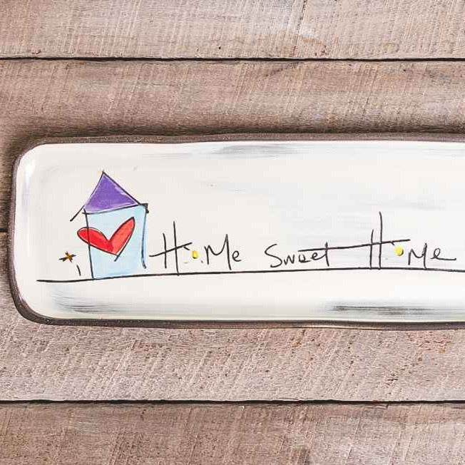 Long Rectangle Tray - Home Sweet Home - Gift & Gather