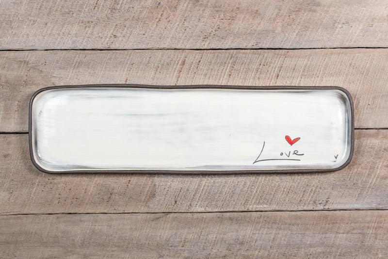Long Rectangle Tray - Love - Gift & Gather