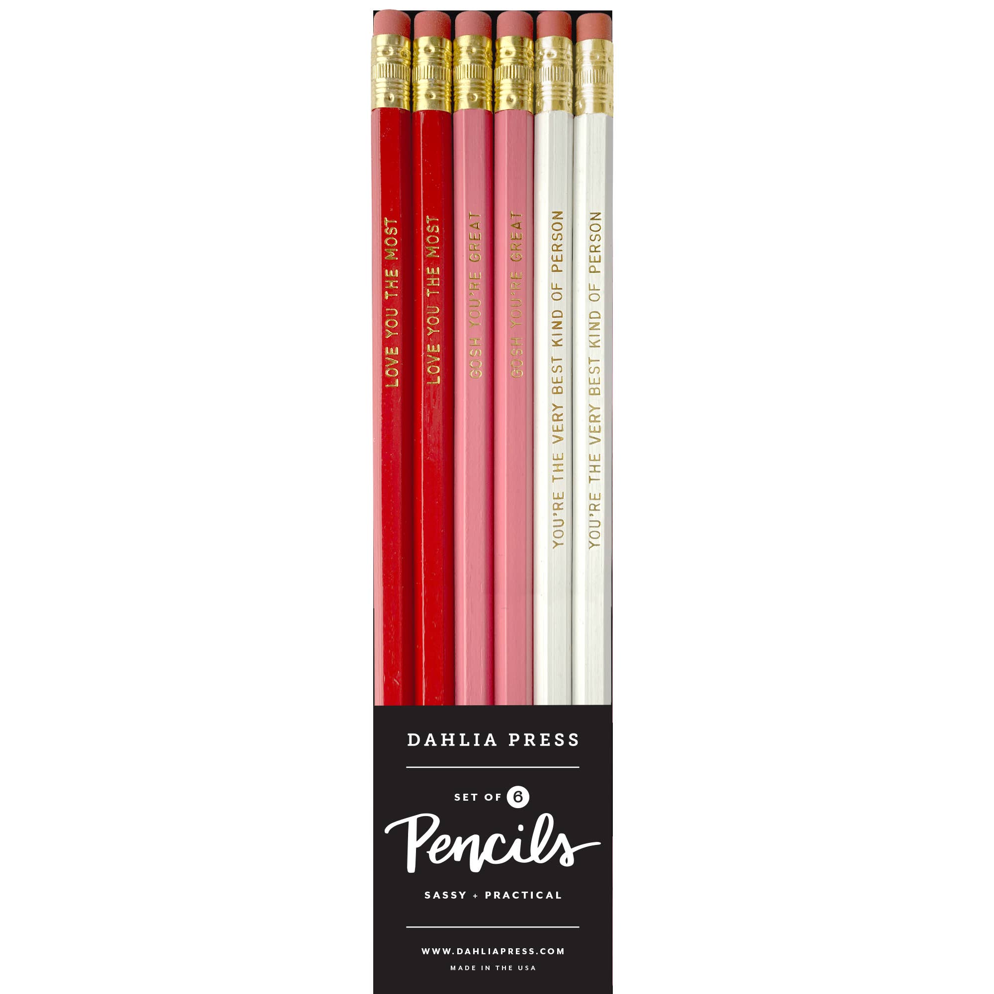 Love Pencils - Set Of 6 - Gift & Gather