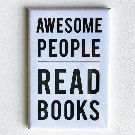 Magnet - Awesome People Read - Gift & Gather