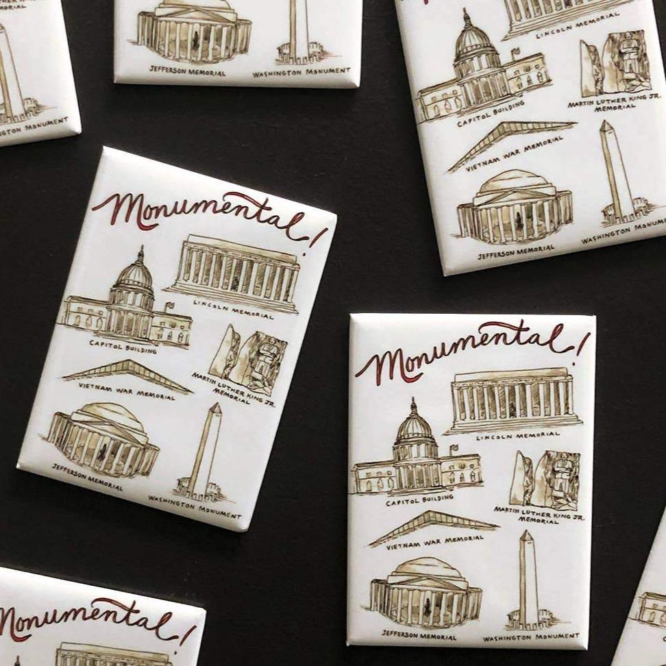 Magnet - Monumental! Washington, DC - Gift & Gather