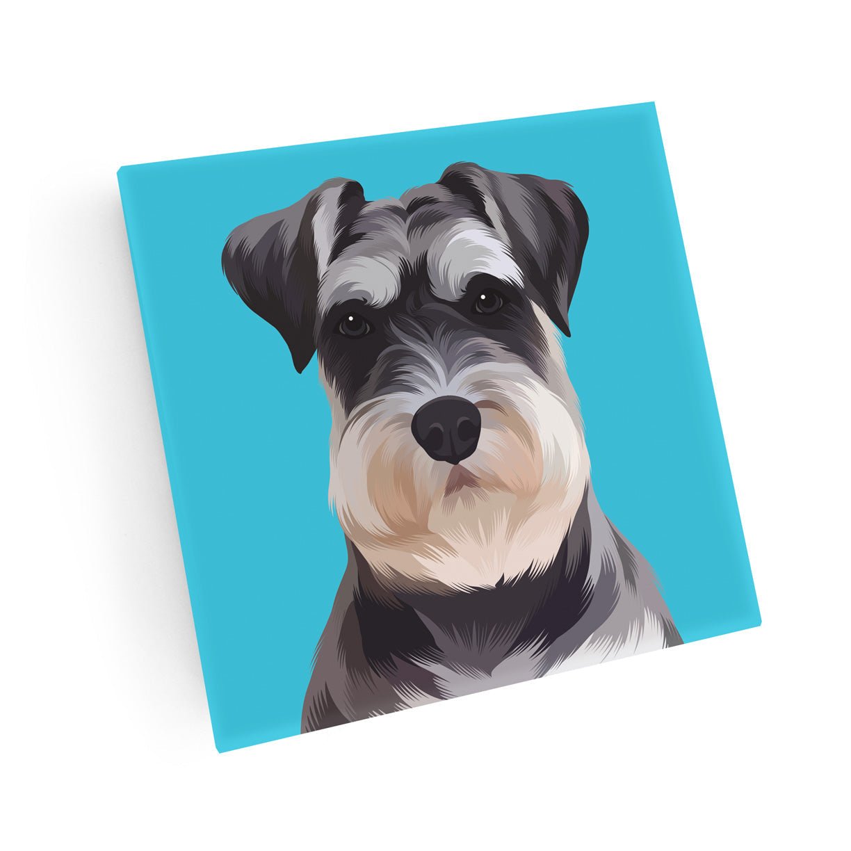MDF Coaster - Set of 4 - Schnauzer - Gift & Gather