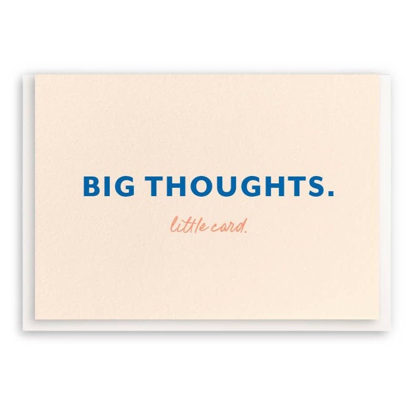 Mini Card - Big Thoughts - Gift & Gather